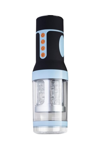 Masturbateur Deluxe Rotating Noir - 27 cm