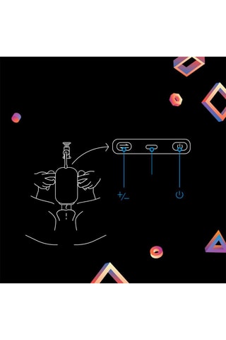 Masturbateur Wingman Pro Bleu et noir - 15,4 cm