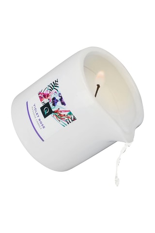 Bougie de massage - Rose violette - 200 g