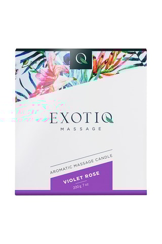 Bougie de massage - Rose violette - 200 g