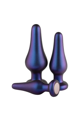 3 plugs anaux Comets - Violet - 8,5/10/11,3 cm