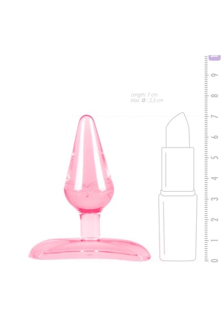 Mini plug anal Rose - 7 cm