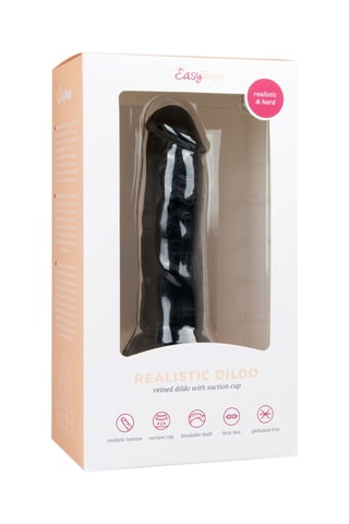 Godemiché réaliste 
Noir - 15,5 cm