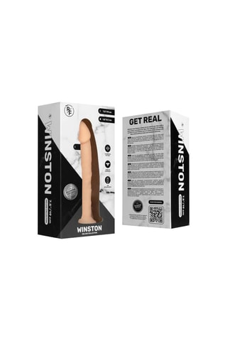 Godemiché réaliste Winston Electric - Beige - 17 cm