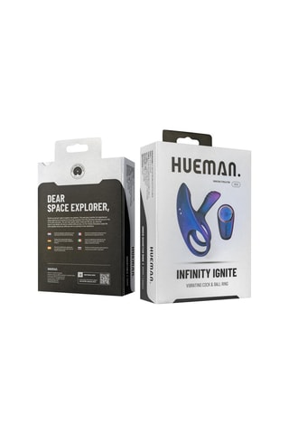 Anneau pénien vibrant Hueman Ring - Violet