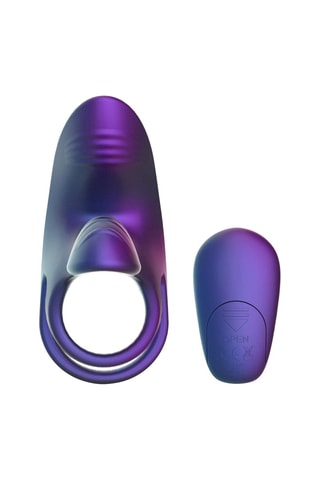 Anneau pénien vibrant Hueman Ring - Violet