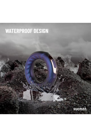 Anneau pénien waterproof Saturn - Violet - 4,7 cm