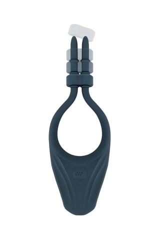 Anneau pénien vibrant Boners Adjustable Cockring - Bleu