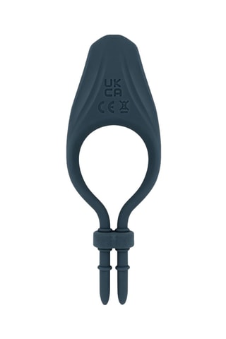 Anneau pénien vibrant Boners Adjustable Cockring - Bleu