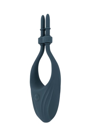 Anneau pénien vibrant Boners Adjustable Cockring - Bleu