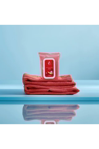 25 lingettes hydrantantes avec lubrifiant et huiles