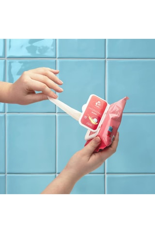 25 lingettes hydrantantes avec lubrifiant et huiles