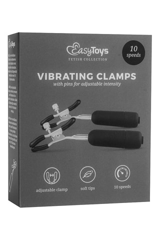 Pinces à tétons vibrantes - Noir