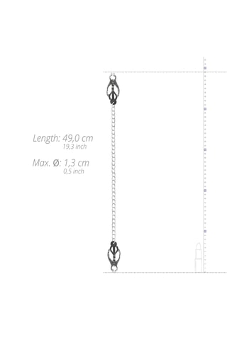 Pinces à tétons - Argenté