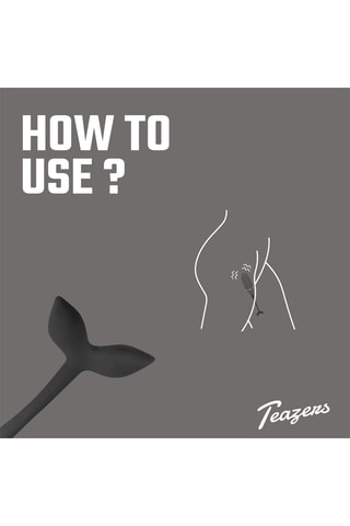 Œuf vibrant - Noir - 14 cm