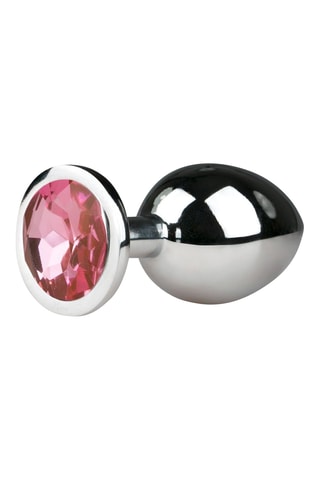 Plug anal - Argenté - 7 cm