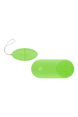 Œuf vibrant télécommandé - Vert - 6 cm