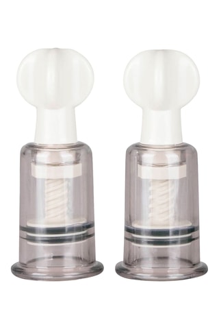 2 ventouses pour mamelons Fetish Collection - Transparent
