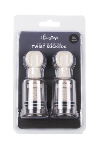 2 ventouses pour mamelons Fetish Collection - Transparent