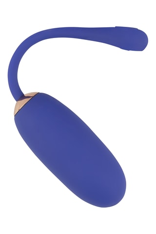 Œuf vibrant avec télécommande - 8 cm - Bleu