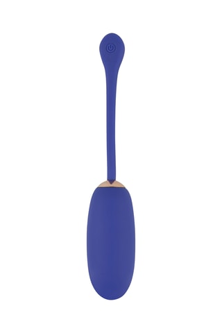Œuf vibrant avec télécommande - 8 cm - Bleu