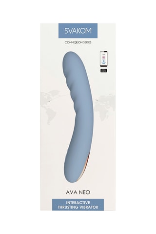 Vibromasseur Ava Neo Interactive - Bleu