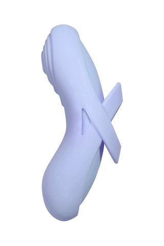 Vibromasseur en silicone - Bleu