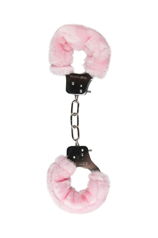 Menottes Furry Handcuffs - Rose
