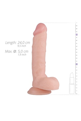 Godemiché réaliste Real Fantasy - Nude - 18 cm