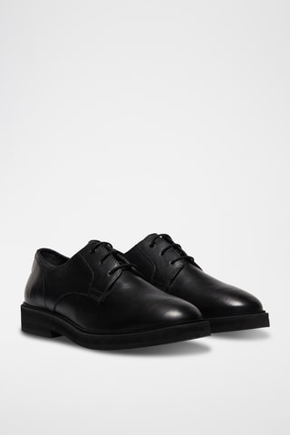 Leren Derby's - Zwart