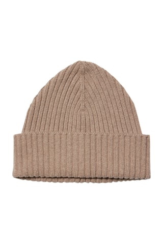 Kasjmier en Wollen Muts - Beige