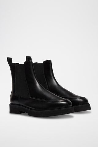 Leren Chelsea Boots - Zwart