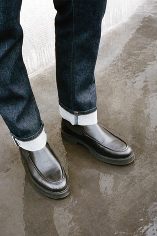 Leren Chelsea Boots - Zwart