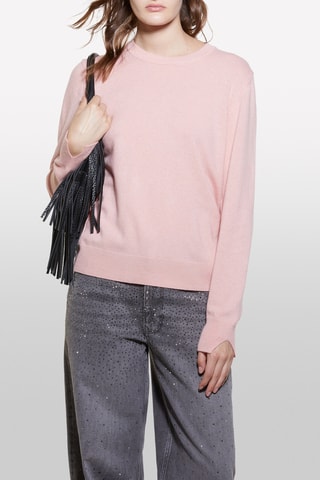 Pull en laine et cachemire - Rose