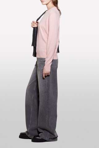 Pull en laine et cachemire - Rose