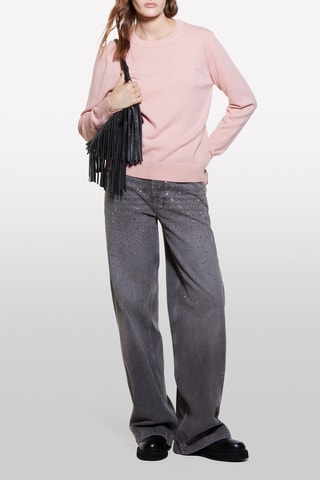 Pull en laine et cachemire - Rose