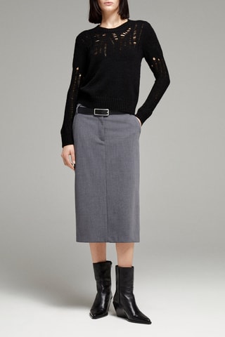 Mohair Trui - Zwart