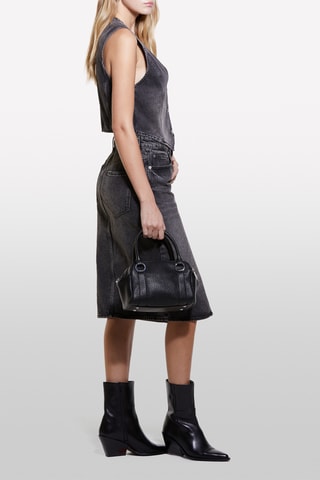 Denim Gilet - zwart