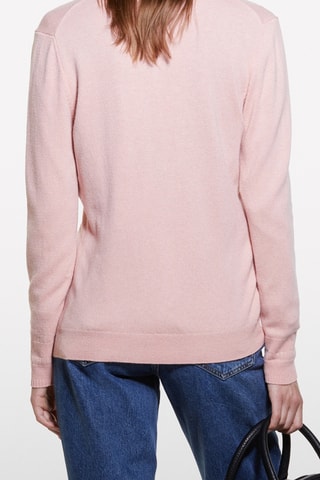 Wollen en Kasjmier Vest - Roze