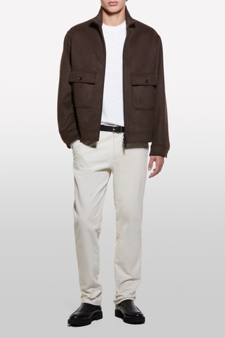 Velours Broek - Beige