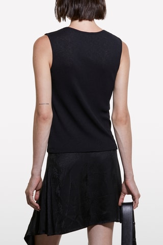 Mouwloze Top - Zwart