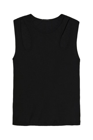 Mouwloze Top - Zwart