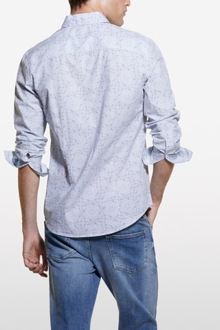 Overhemd - Wit en Blauw