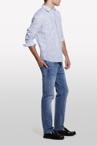 Overhemd - Wit en Blauw