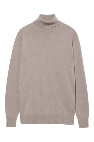 Wollen en Kasjmier Trui - Beige