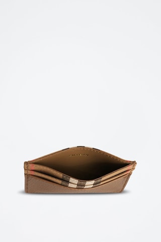 Porte-cartes en cuir Sandon - Marron