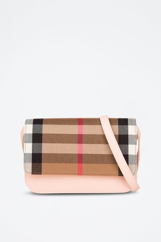 Sac bandoulière en cuir Mackford Mx Gbh - Rose poudré