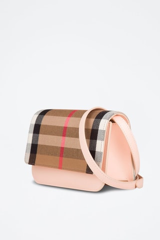 Sac bandoulière en cuir Mackford Mx Gbh - Rose poudré