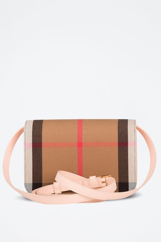 Sac bandoulière en cuir Mackford Mx Gbh - Rose poudré