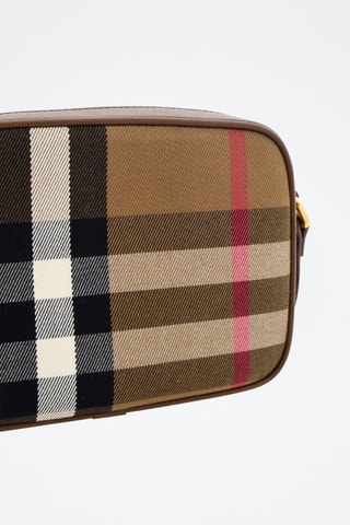 Sac bandoulière en cuir Camera - Marron